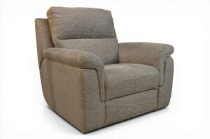 Armchair Italia Living Nivola Chair Mink Fabric Comfortable Ex-Display Clearance