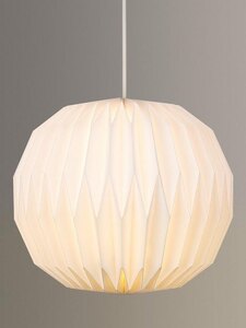 John Lewis ANYDAY Issie Easy-to-Fit Paper Ceiling Shade Ex-Display