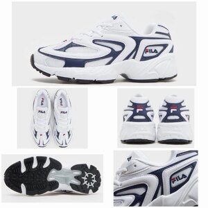 FILA Creator Junior White/Navy Trainers - Size UK 5.5 (EUR 39) Ex-Display Boxed