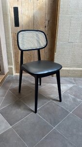 New Ex-Display, Bespoke Made, Black Rattan Chair - 16 In Stock
