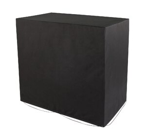Blooma Zelfo Black Rectangular BBQ Cover (L) 130cm (W) 113cm Ex-Display