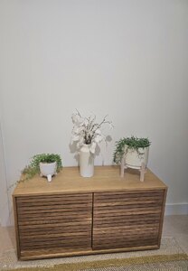 Brand New Habitat 2 Door Oak Sideboard - Natural (Ex-Display)
