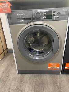 Hotpoint Nswm1046Gguk Graphite 10Kg Washing Machine, Ex-Display, Collection