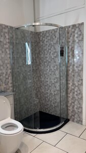 Ex-Display Kudos Silver Quadrant Sliding Shower Enclosure 900x900mm