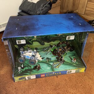 Lego Chima Collectors Diorama, Sets 70123 70126 70131 70132, Ex-Shop Display