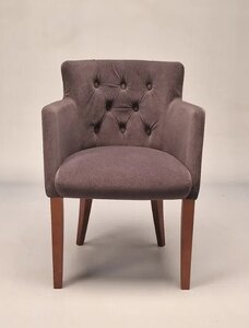 Purple Velvet Occasional Armchair by The Chair People