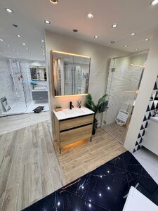 Dansani Vanity United Ex-Display Oak - Wall Mounted with Drawers