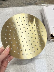 Ex-Display Brushed Brass 200mm Shower Head