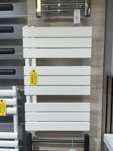 Ex-Display White Towel Radiator by Get My Taps