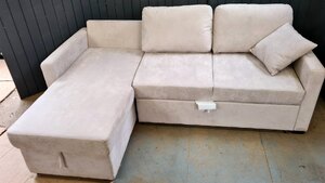 Left Hand Storage Sofa Bed Natural Habitat Reagan - Ex-Display