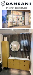 Dansani Luna 140cm Vanity Set In Rich Yellow - Manufacturer's Ex-Display