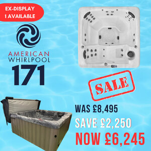 American Whirlpool 171 Hot Tub Ex-Display Model - Grey