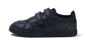 Kickers Infant Boys Tovni Twin Vel Leather Black - UK 12 / EU 30 Ex-Display