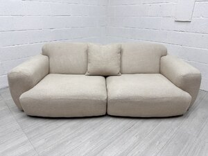 Ex-Display Loaf Squishblocks 'Medium' 3 Seater Sofa in Mixing Bowl Boucle - Delivery Available