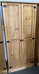 Corona Budget 2 Door Pine Wardrobe (Ex-Display)
