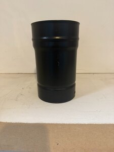 5 Inch Black Adjustable Stove Flue Pipe 75-100mm AVP 150mm Length Ex-Display