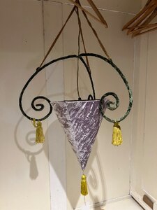 Velvet Ceiling Light, Ex-Display and Individually Crafted, Very Original