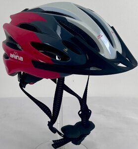 Arina YJ-29m Red/White/Grey Cycle Helmet 54-58cm Ex-Display Minor Marks