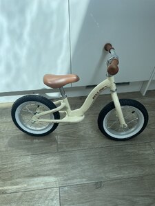 Janod Metal Vintage Bikloon Balance Bike, Beige - Ex-Display Never Used