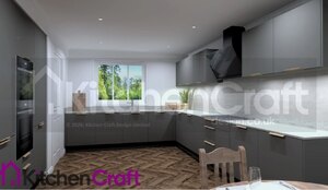 Hacker German Kitchen Top Soft in Graphite - New Not Ex-Display
