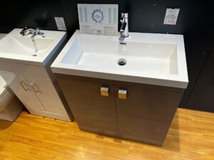 Ex-Display IQI Karma 800mm Wide Basin Unit in Cappuccino