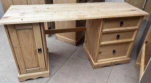 Corona Straight Pine Computer Desk (Ex-Display)
