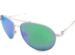 Ex-Display Dirty Dog Vango Polarised Sunglasses Silver Green