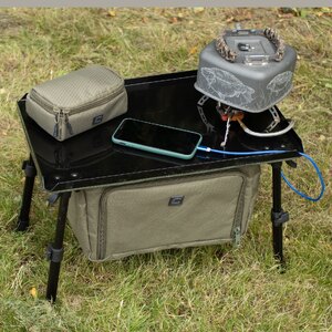 Bivvy Table Organiser Station Aluminium With Carry Bag Ex-Display