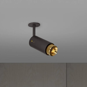 Ex-Display Buster + Punch Exhaust Track Spotlight Graphite with Brass Details