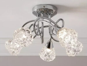 Dico 5 Light Ceiling Light - New Ex-Display Item - No Retail Box