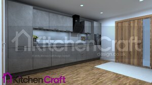 German Kitchen Hacker Meteor in Quartz Grey - New Kitchen Units