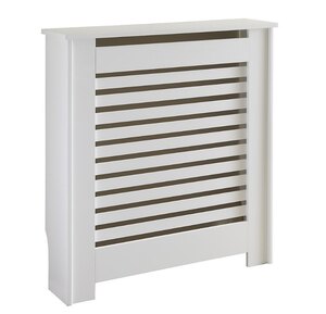 Mini Radiator Cover White Lloyd Pascal Contemporary - Ex-Display Boxed Damage