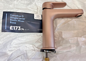 Ideal Standard Cerafine O Single Lever Basin Mixer Tap Rose 109221 Ex-Display