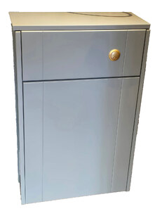 Calypso Chiltern / Kentmere 544mm Freestanding WC Unit in Aqua Mist
