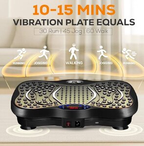 Vibration Plate for Fat Burn – Upgraded Whole Body Fitness Machine, 270 lbs Capacity