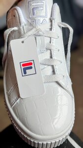 Fila Trainers for Women or Kids, UK Size 3, Ex-Display White Sneakers