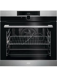 Aeg Bpk842720M Single Built-In Electric Oven, Stainless Steel, Ex-Display