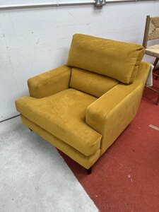 Lounge Co Romily Chair Saffron Velvet Ex-Display