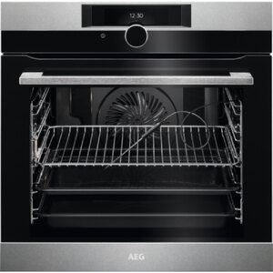 Aeg Bpk842720M Single Electric Built-In Oven, Stainless Steel, Ex-Display