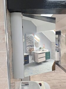 Tavistock Aluminium Single Bathroom Cabinet - Ex-Display