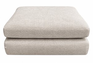 DFS Footstool – Light Beige/Grey, Ex-Display