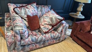 Ashley Manor Single Snuggler Armchair, Ex-Display, Blue