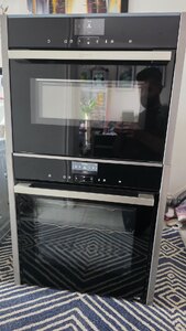 Neff N90 Slide & Hide Oven and Combination Microwave Set - Ex-Display