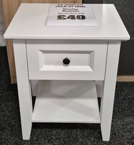 Kingsley 1 Drawer 1 Shelf Bedside Table (Ex-Display)