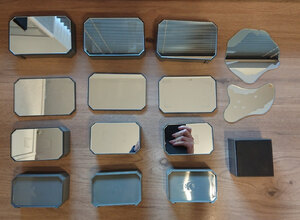 Selection of Swarovski Ornamental Display Stands and Mirrors (Ex Shop Display)