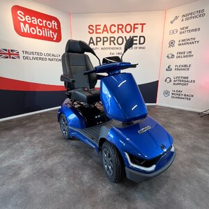 Motion Xcursion 8mph Mobility Scooter - Ex-Display Blue - 30 Mile Range