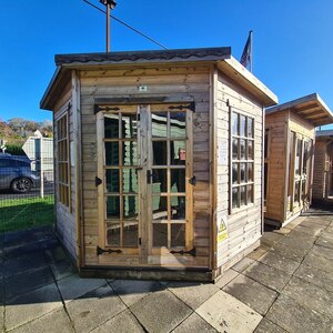8 X 8 Corner Pent Summerhouse Ex-Display