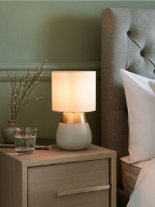 Next Kit Champagne Touch Table Lamp, Ex-Display Model