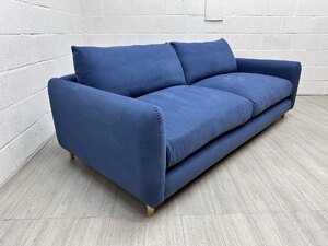 Ex-Display Loaf Cuddlemuffin Large 4 Seater Modular Sofa in Sloe Berry Bush Blue