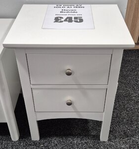 Haven 2 Drawer Bedside Table (Ex-Display)